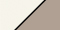 White Exterior with Sandtone Interior Color Swatch